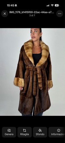 Cappotto visone zibellino - visone,