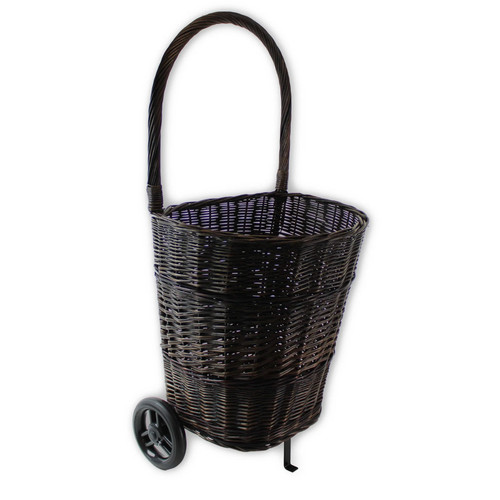 Cestino carrello vimini - cestino,
