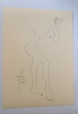 ♥ MARIO MOLINARI PiaPie Pia Serigrafia 1987 non numerata litografia