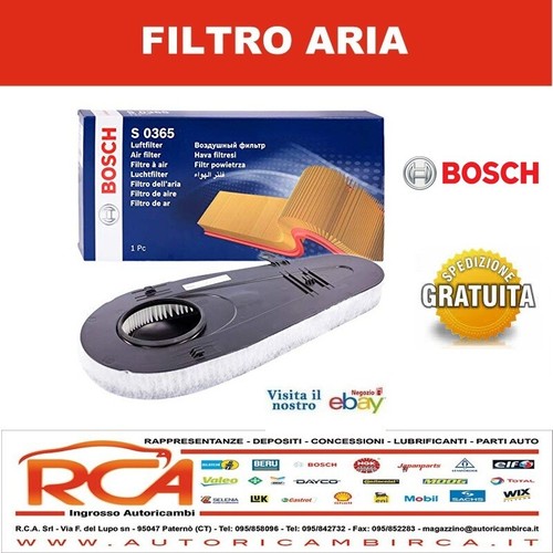 Filtro aria bosch f026400365 - aria,