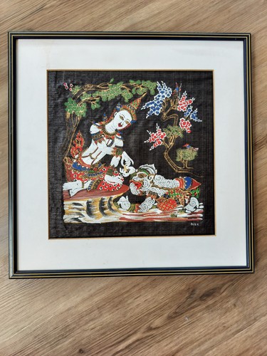 Quadro seta vintage tailandese
