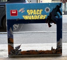 SPACE INVADERS COPRI  MONITOR IN PLEXIGLASS ORIGINALI SALA GIOCHI (1)