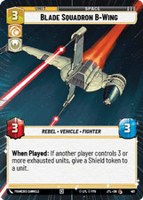 Blade Squadron B-Wing - HYPERSPACE - Jump to Lightspeed - Star Wars Unlimited
