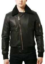 Giacca Pelle Uomo Biker Moto