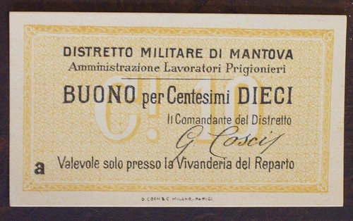 Banconota rara distretto - banconota, rr