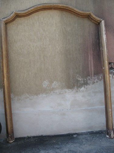 Antico portale legno decori - antico,