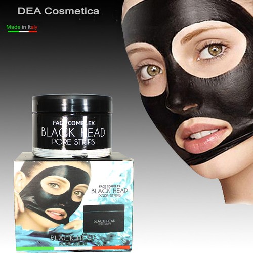 Maschera viso punti neri black - punti,