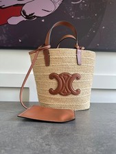 Borsa Celine Triomphe Raffia