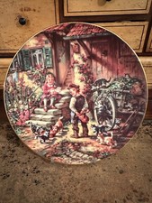 Piatto decorativo da parete, gatti soprammobile Bradex 1994