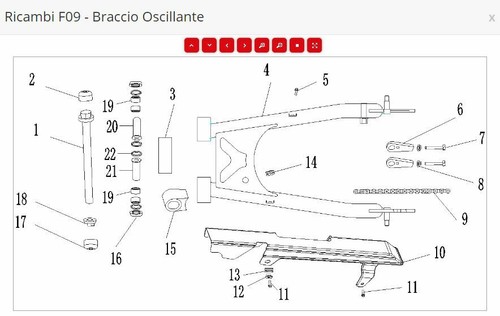 Catena motrice ricambi - catena,