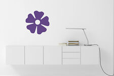 Grande adesivo da parete arte vinile fiore decalcomania da parete. Finestra, specchio, blocco colore