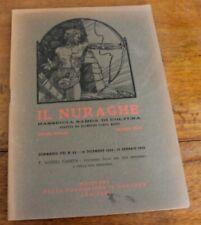  IL NURAGHE  RASSEGNA SARDA DI COLTURA  N°83 1929 COPERTINA MARIO DELITALA