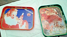 ✅?2 vassoi vintage coca cola tema natale natalizio