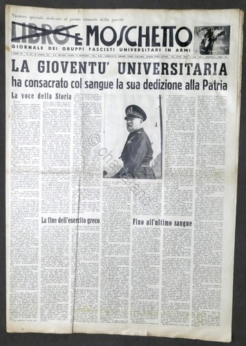 Giornale libro moschetto - libro,