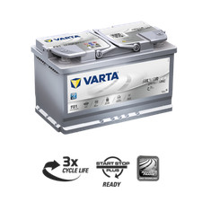 Batteria auto VARTA AGM F21 80AH 800 L4 cod. 580901080 Start-Stop Battery