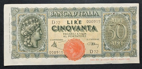 Lire 1944 italia - 50,
