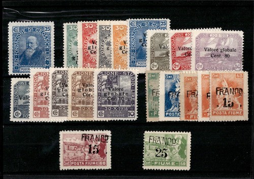 Italia fiume 1919 francobolli - italia,