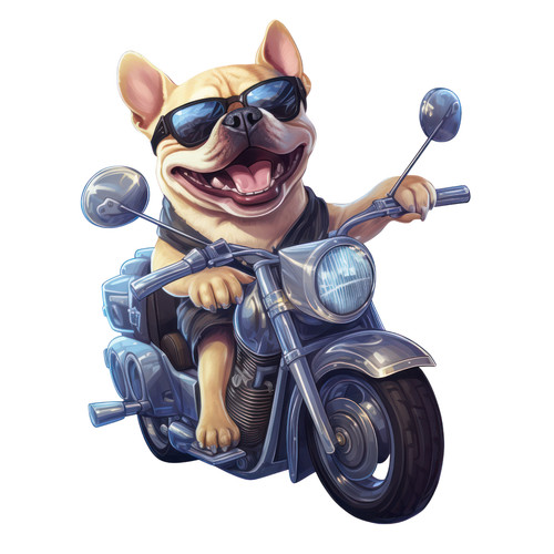Adesivi auto bulldog francese - adesivi,