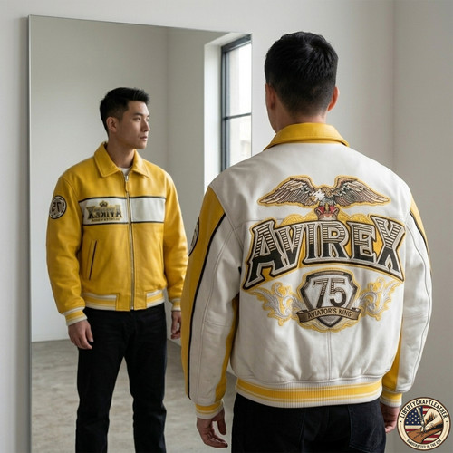 Giacca bomber uomo avirex vera - avirex,
