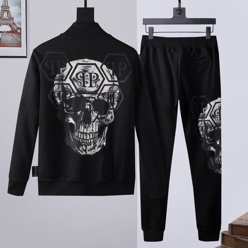 Tuta strass skull philip plein - strass,
