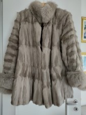 Pelliccia volpe lapin grigia - e,