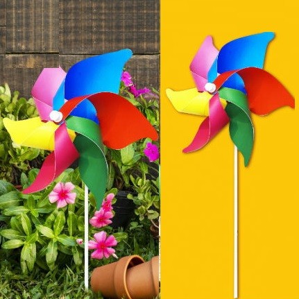 Girandola multicolore cm - girandola, 54
