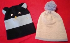2 berretti lana bimbo 2/3 anni