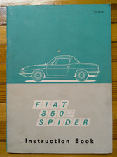 Fiat 850 Spider Instruction