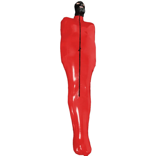 Body gotico lucido pelle - body, in
