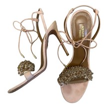 Aquazzura eu38 uk5 tacco - aquazzura, rosa