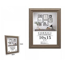 CORNICE PER FOTO PORTA FOTOGRAFIE QUADRI TELE 10 X 15 CM MODELLO LEGNO 71640