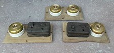 Vintage 4 Pcs Vitreo Ottone