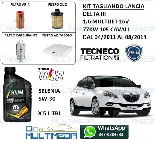 Kit tagliando filtri olio - kit,