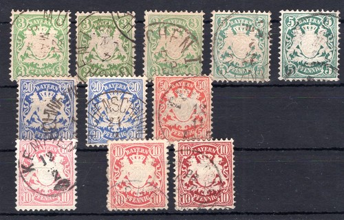 Bavaria 1876 42 usato - bavaria, 37-40,42