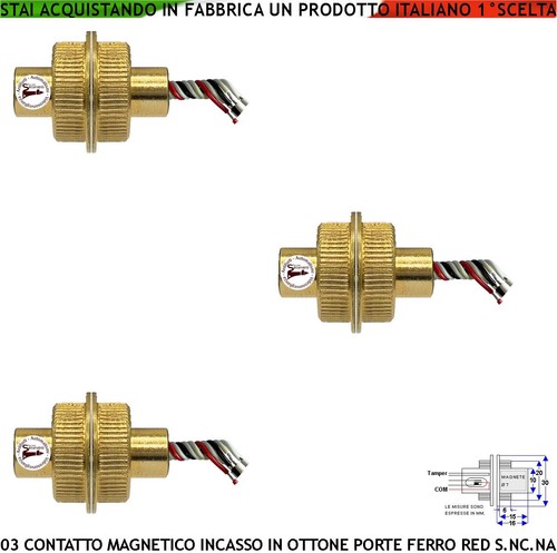 Sensori magnetici ottone - sensori,