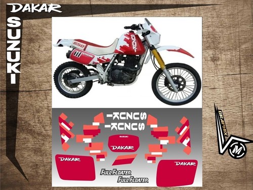 Adesivi suzuki dakar 650 - adesivi, dr