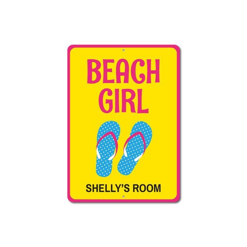Insegna personalizzata beach - personalizzata,