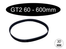 Cinghia dentata chiusa GT2 6mm a seconda (scelta 60- 784mm) 2GT GT-2 SPEDIZIONE IMMEDIATA
