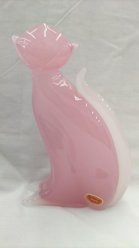 Statuina gatto vetro - in, di