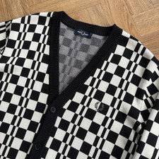 Fred Perry Cardigan Scacchiera