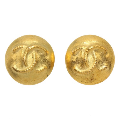 Spilla rotonda chanel tono oro - rotonda,