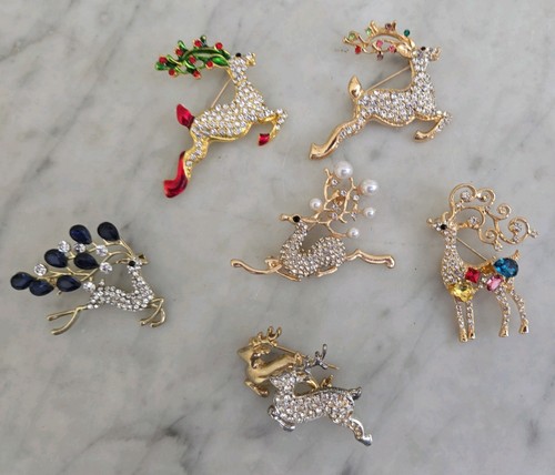 Spille renne natale con - spille,