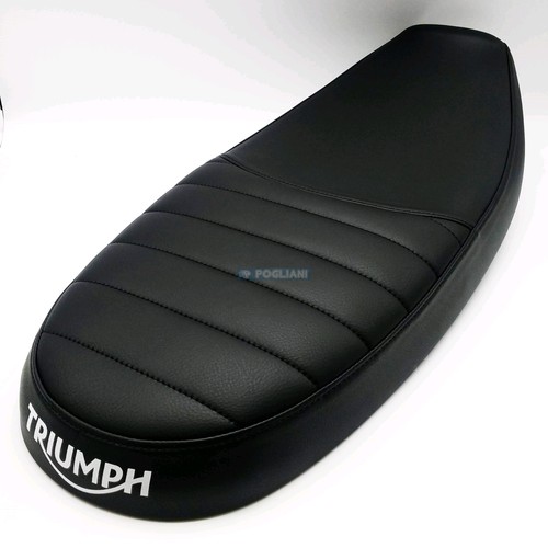 Sella moto ribassata - nera, con