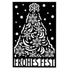 Fustella Buone Feste 9,4 cm x