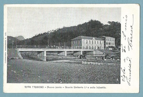 Riva trigoso cartolina - (ge), -cartolina