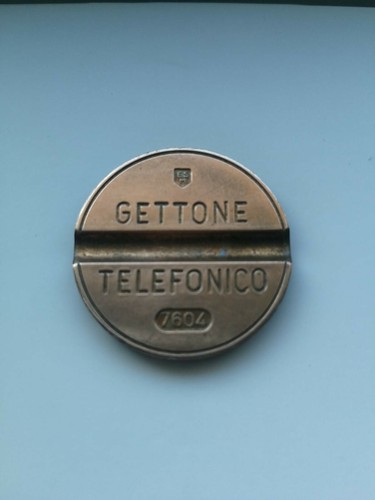 Gettone telefonico 7604 raro - telefonico,