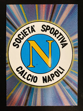 1997-98 Panini Calcio 1998 # 21 SSC Napoli Logo Squadra Badge Foil Card