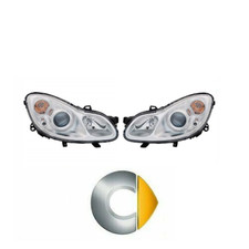 COPPIA FARI FANALI PROIETTORI ANTERIORE DX SX SMART FORTWO DAL 2007 AL 2014