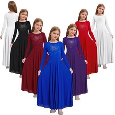 Vestito Bambina Bambina Cerimonia Tuniche Accappatoio Spirituale Glitterato Maxi Linea A