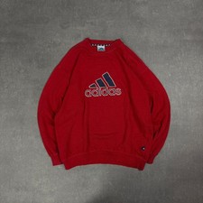 Felpa Adidas vintage rossa